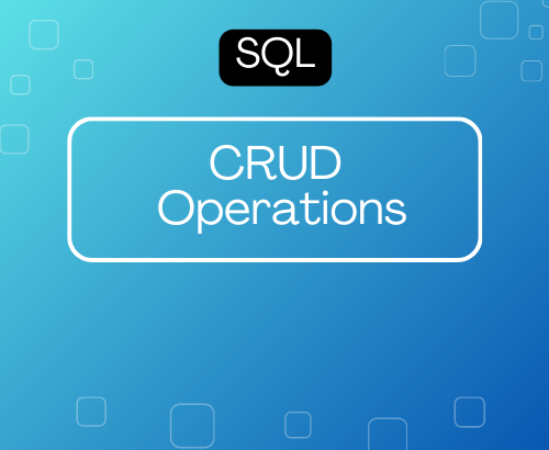 Crud Operations in SQL