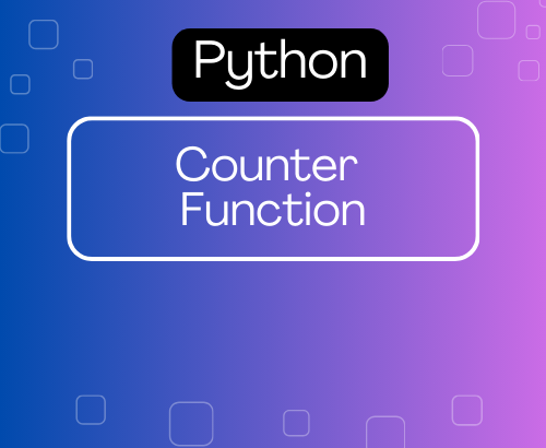 Counter Function in Python