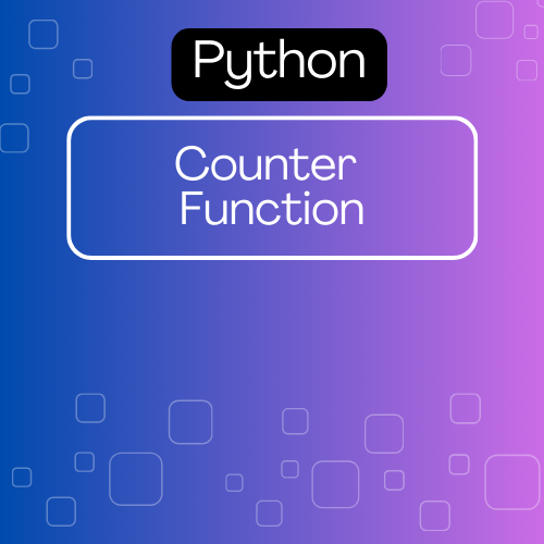 Counter Function in Python