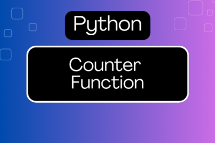 Counter Function in Python