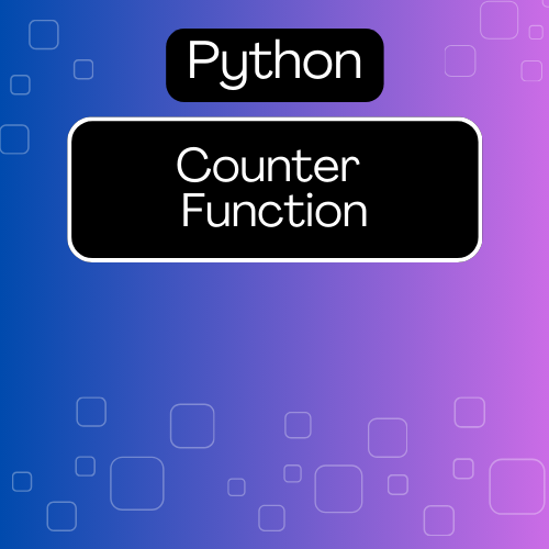 Counter Function in Python