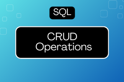 Crud Operations in SQL