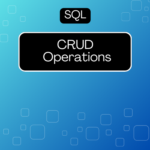 Crud Operations in SQL