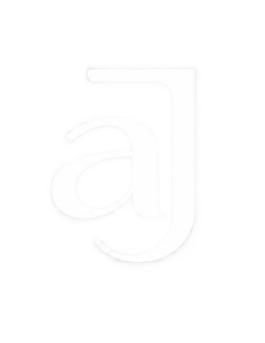 Abhilash Jose Logo White