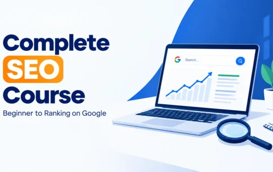 By completing this course, you'll be able to: Explain how Google Search works, from crawling and indexing to ranking. Conduct keyword research and identify search intent. Optimize website pages, content, headings and internal links. Identify and address common technical SEO issues. Use Google Search Console to monitor search performance and discover optimization opportunities. Understand backlinks, link quality and ethical link-building practices. Measure SEO progress and use data to improve your strategy. Create a practical SEO roadmap tailored to a website's goals.